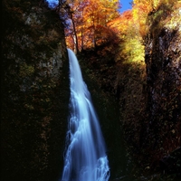白神山地　暗門の滝の写真