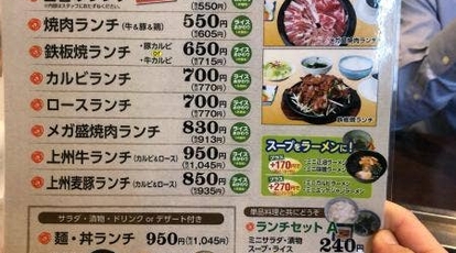 焼肉乃上州駒形店 群馬県前橋市下大島町 焼肉 Yahoo ロコ