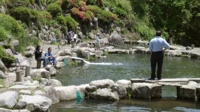 八丁堀 山梨県山梨市牧丘町杣口 釣り堀り 管理釣り場 Yahoo ロコ