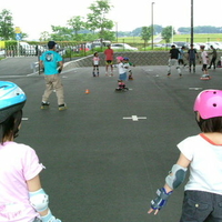 新横浜公園インラインスケート広場の写真